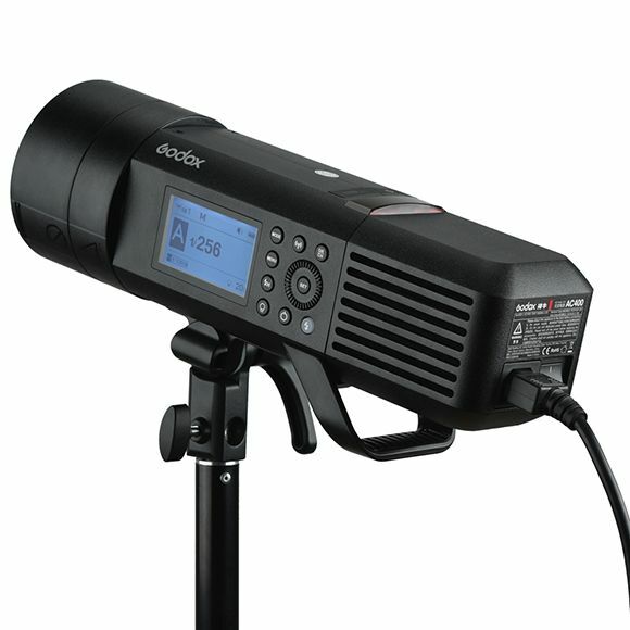 Godox AD400 Pro Studio Flash Strobe and AC Mains Adapter