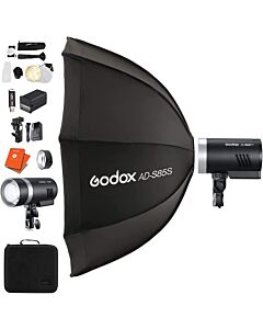 Godox AD300 Pro with AD-S85 Silver Softbox kit