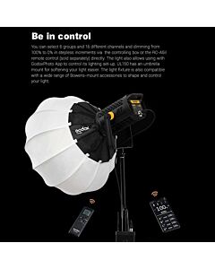 Godox Twin UL150 Kit with 65cm Diffusion Domes and Bag