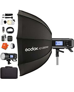 Godox AD400Pro kit with AD-S85W White Softbox