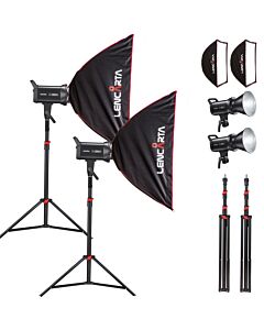 Godox SL100D Dual Softbox Streaming Kit with 360cm Stand 